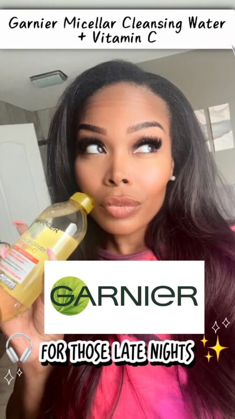 Instagram post by @djdiamonddiva for Garnier. Caption reads: #ad Thanks to @GarnierUSA for gifting this new....