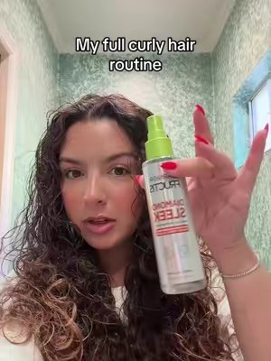 TikTok post by @tallyfromthevalley for Dr. Groot Hair. Caption reads: [...] @Ouidad @OUAI @Living Proof, Inc. @Dr. Groot....
