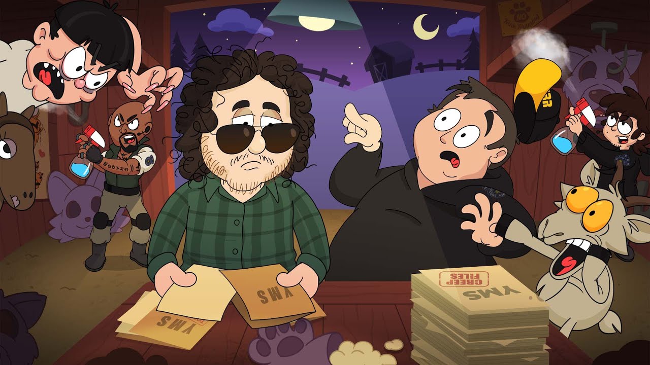 YouTube post by @HalfBakedPodcast for Sticker Mule. Caption reads: Half Baked Ep. 47 - Rob's Media.