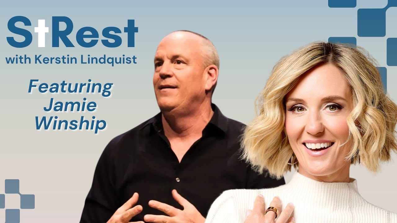 YouTube post by @Kerstin.lindquist for Ancient Nutrition. Caption reads: Jamie Winship on Breaking Fear & Hearing God |....