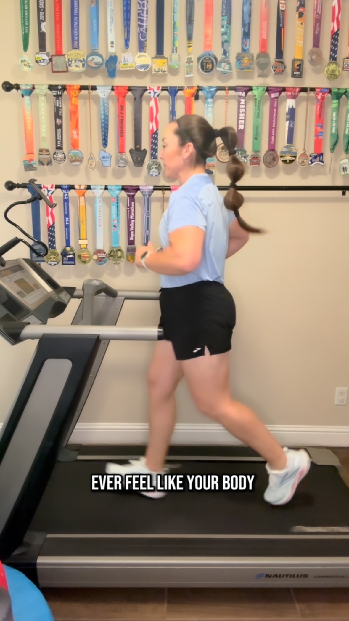 Instagram post by @runstrongrun for STEMREGEN. Caption reads: [...] I need my body to bounce back fast—and....