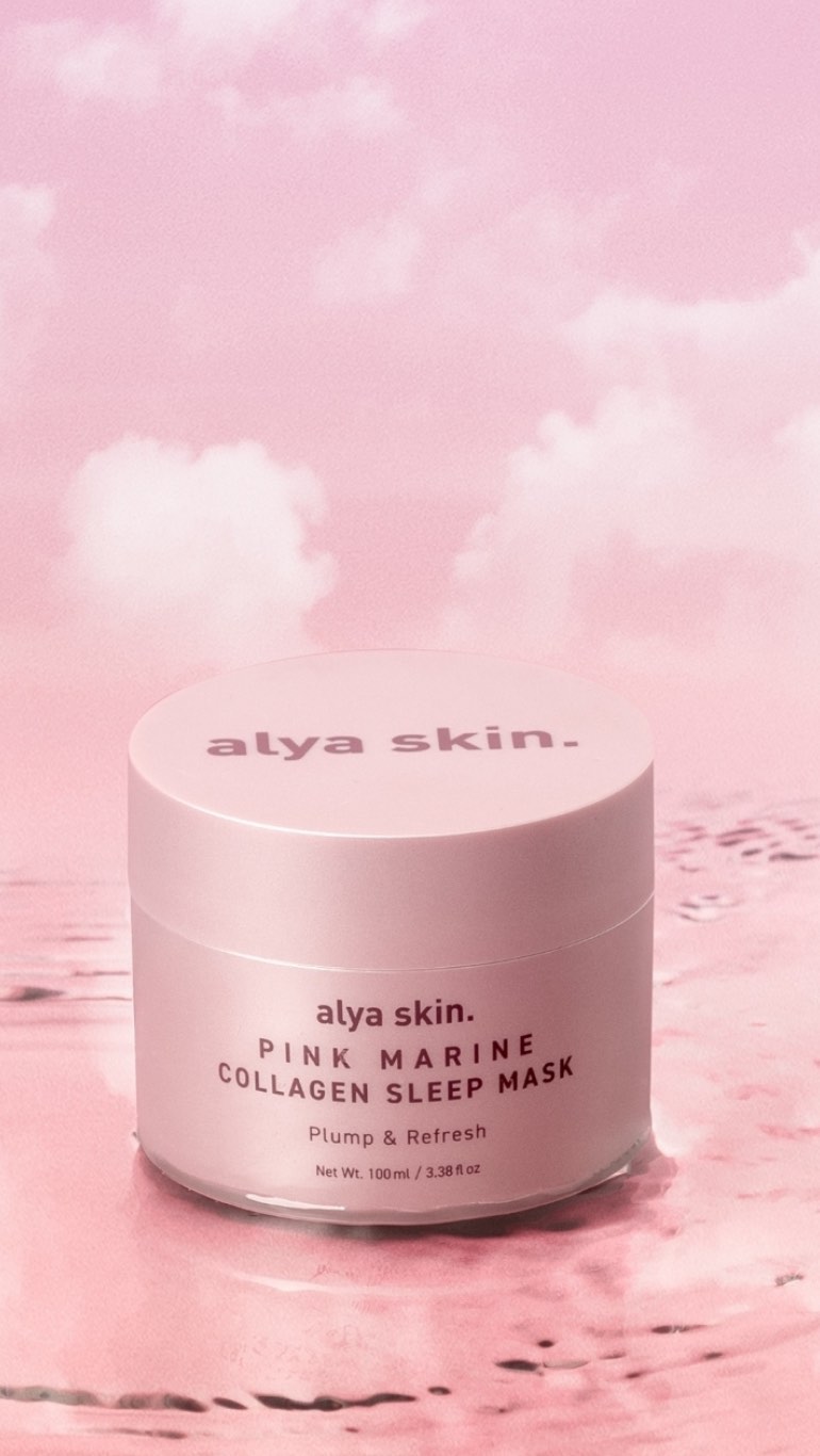 Instagram post by @tako_nepharidze for Alya Skin. Caption reads: Love this consistency 🥹
Love this colour 💖
Love....