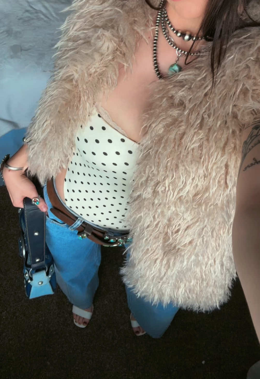 TikTok post by @malanabarnt for Tiger Mist. Caption reads: funky fit kinda day @Tiger Mist .