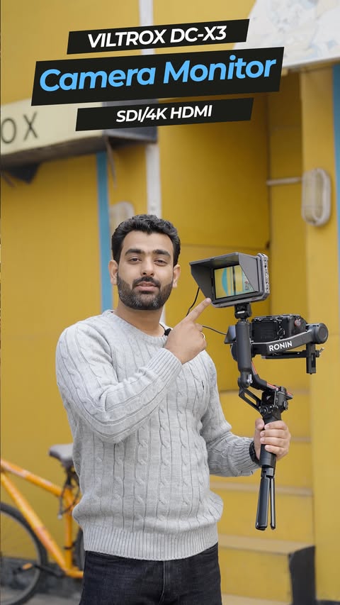 Instagram post by @gryindia for Digitek. Caption reads: Not just a monitor — it actually boosts your....