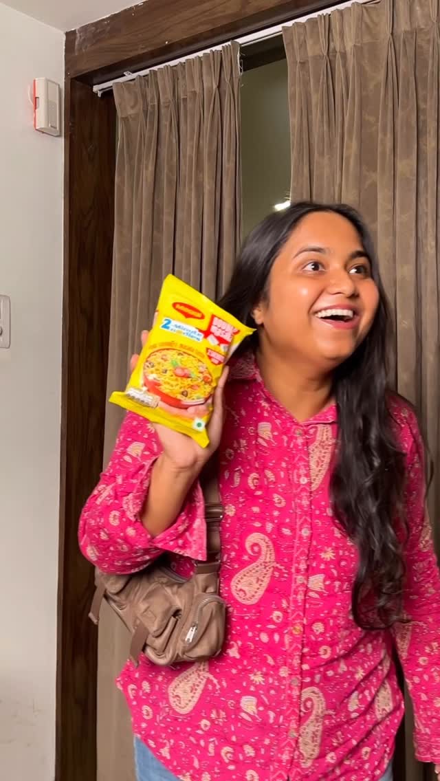 Instagram post by @preposa_pps for MAGGI India. Caption reads: I found it before you did! And I was just waiting....