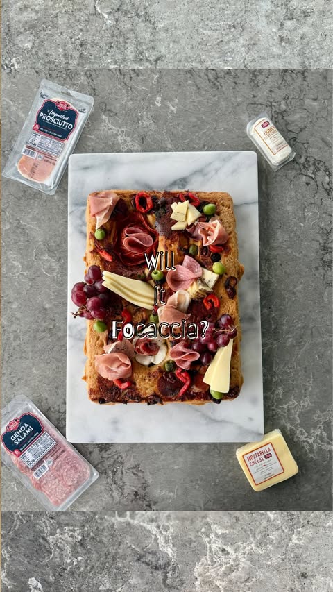 Instagram post by @chef.joe.sasto for Dietz & Watson. Caption reads: WILL IT FOCACCIA? Charcuterie Edition!
😲
I....