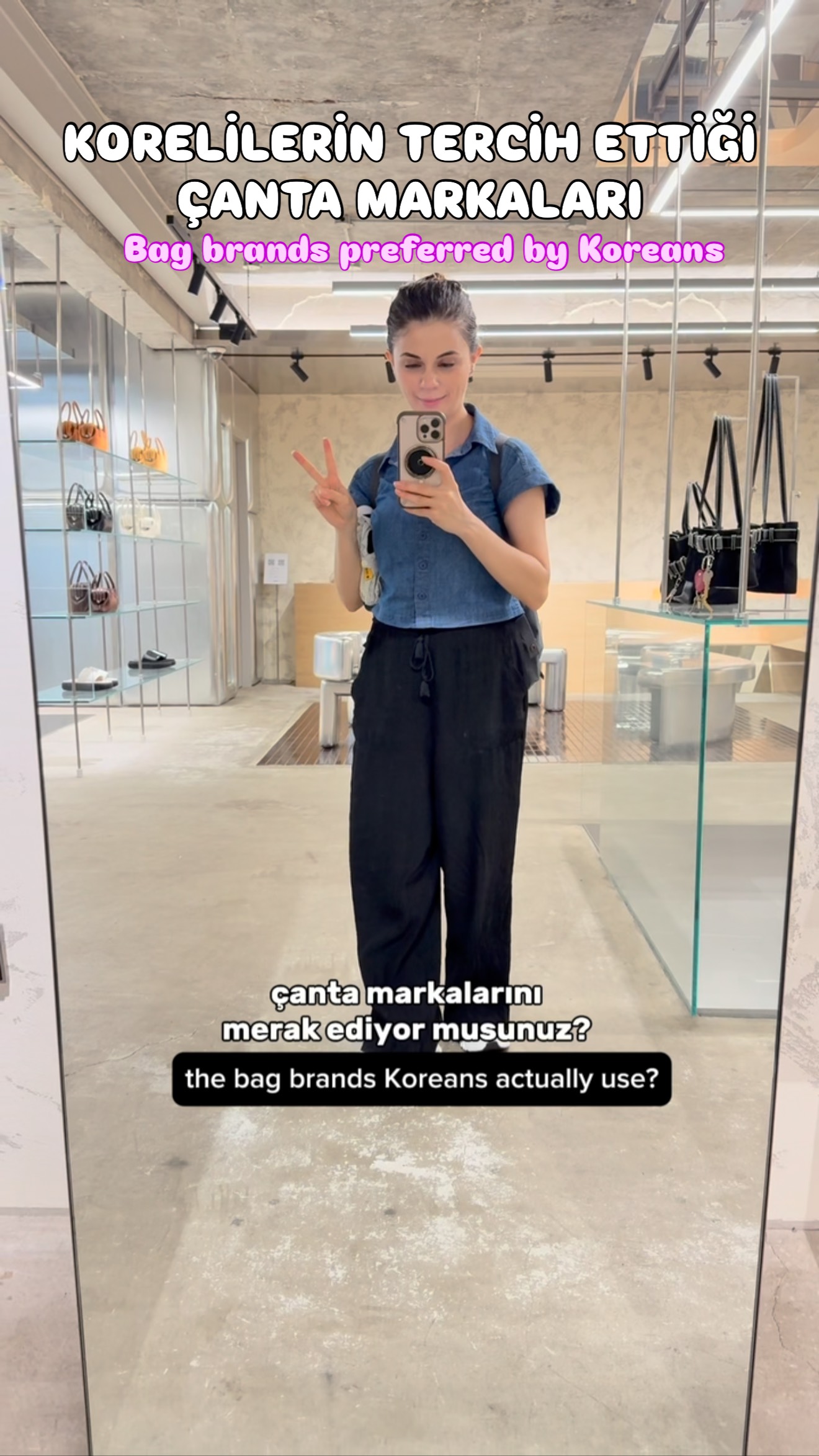 Instagram post by @_selinsworld_ for Stand Oil. Caption reads: Selamlar🙋‍♀️ Bu videoda sizlere Koreliler’in....