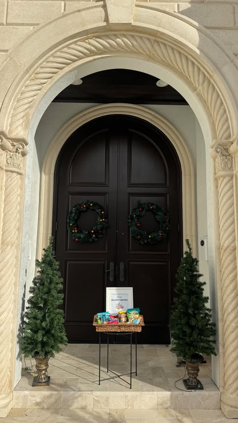 Instagram post by @lalainboca for Instacart. Caption reads: Stocking my delivery driver treat cart is so much....