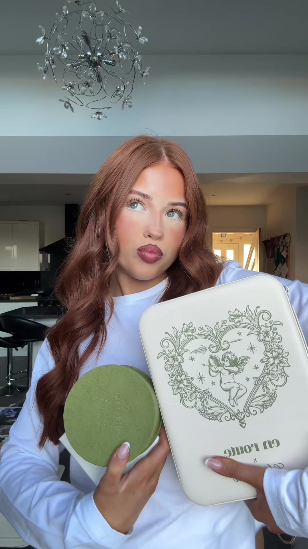 TikTok post by @bethanyheron_ for En Route Jewelry. Caption reads: @en route jewelry adding to the collection 💌....