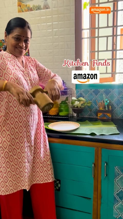 Instagram post by @aspiringartworks for Pigeon Kitchen Appliances. Caption reads: Idiyappam lovers, this one’s for you! 😍.The....