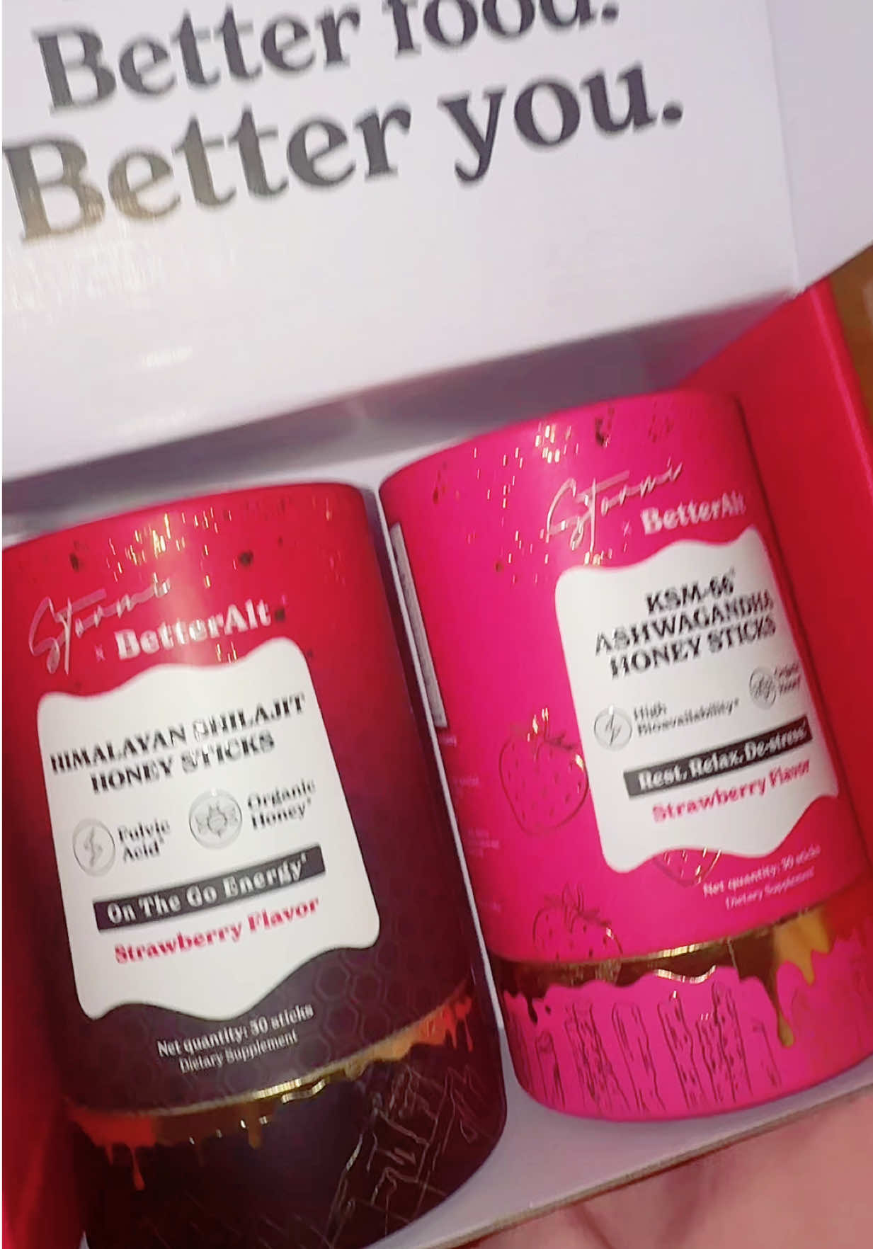 TikTok post by @kishatduh for Better Alt. Caption reads: [...] #ashwagandha #organic @Better Alt better....