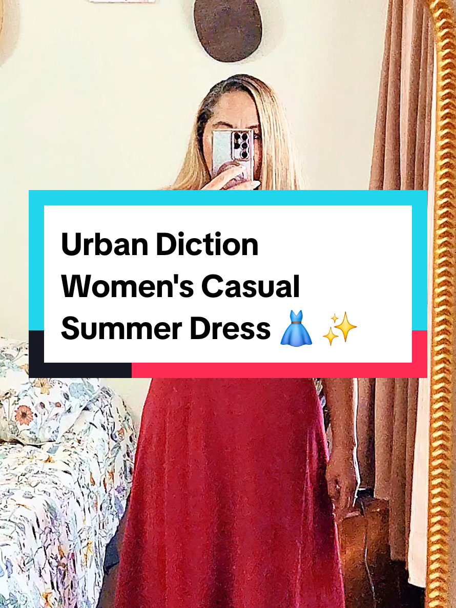 TikTok post by @jas76903us for Urban Diction. Caption reads: [...] #summerstyle #casualdress @UrbanDiction.