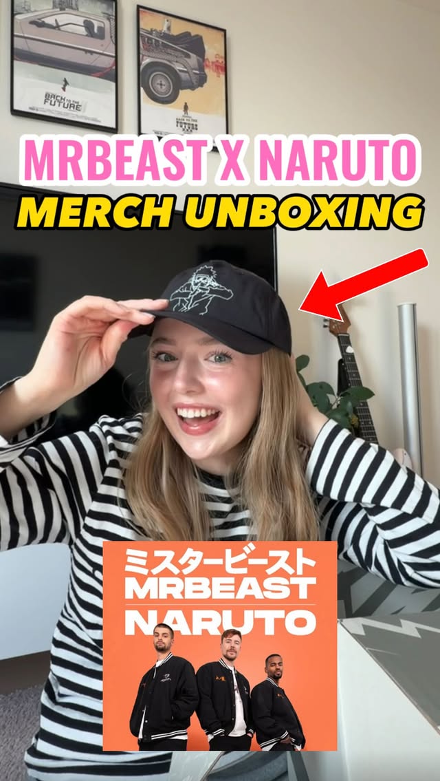 Instagram post by @otakuintokyo for MrBeast Lab. Caption reads: I got sent some items from the new MRBEAST X....