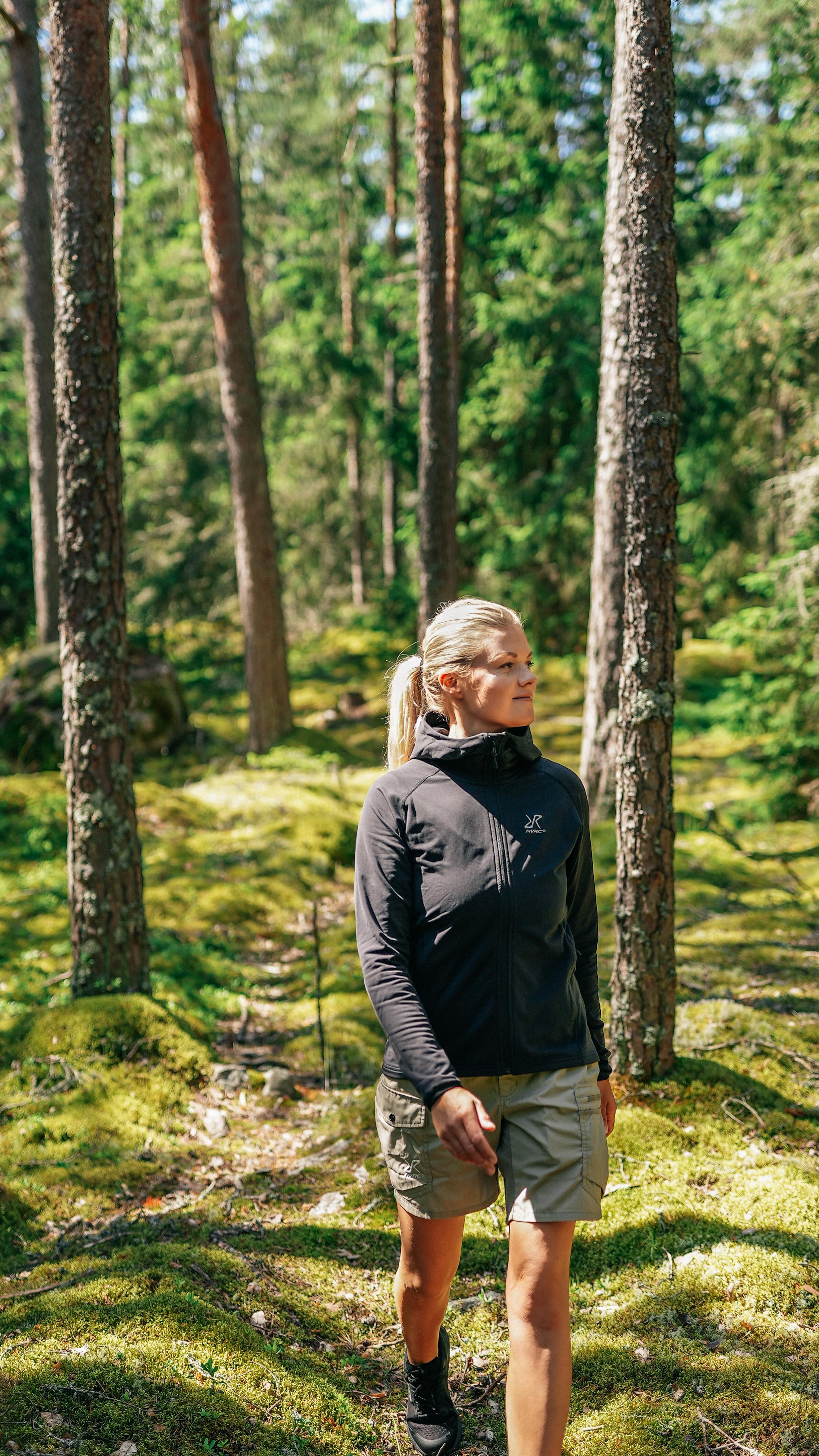 Instagram post by @anniinajalkanen for Revolutionrace. Caption reads: Kaupallinen yhteistyö: @revolutionrace 

Nature is....