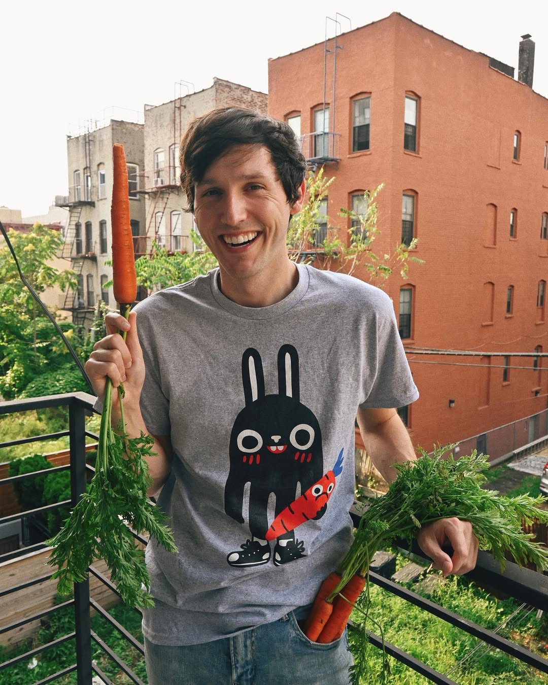 Instagram post by @jessethereader for Redbubble. Caption reads: ⁣🥕 I tried to find a carrot pun for this caption,....