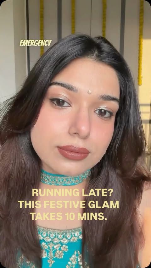 Instagram post by @baidehisharmaa for Daily Life Forever 52. Caption reads: Always late, makeup never looks like it. 💀✨....