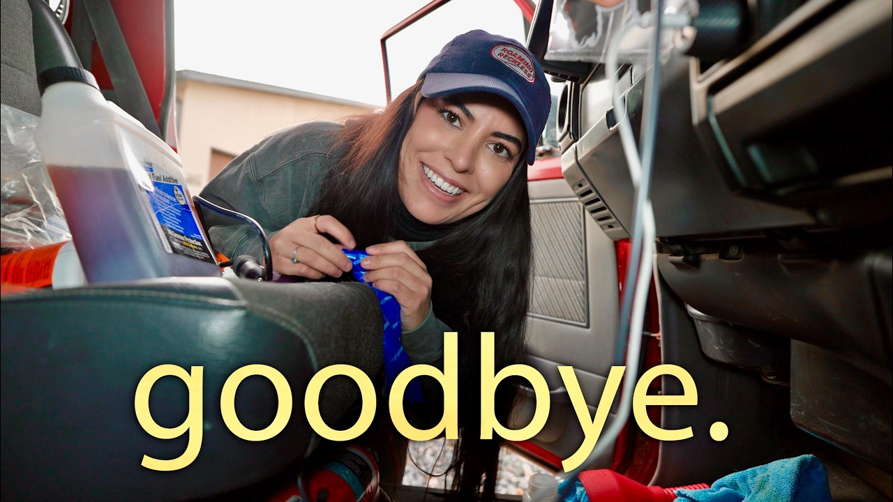 YouTube post by @roamingreckless for Sundays for Dogs. Caption reads: Moving OUT of my Land Cruiser I Live In Full-Time....