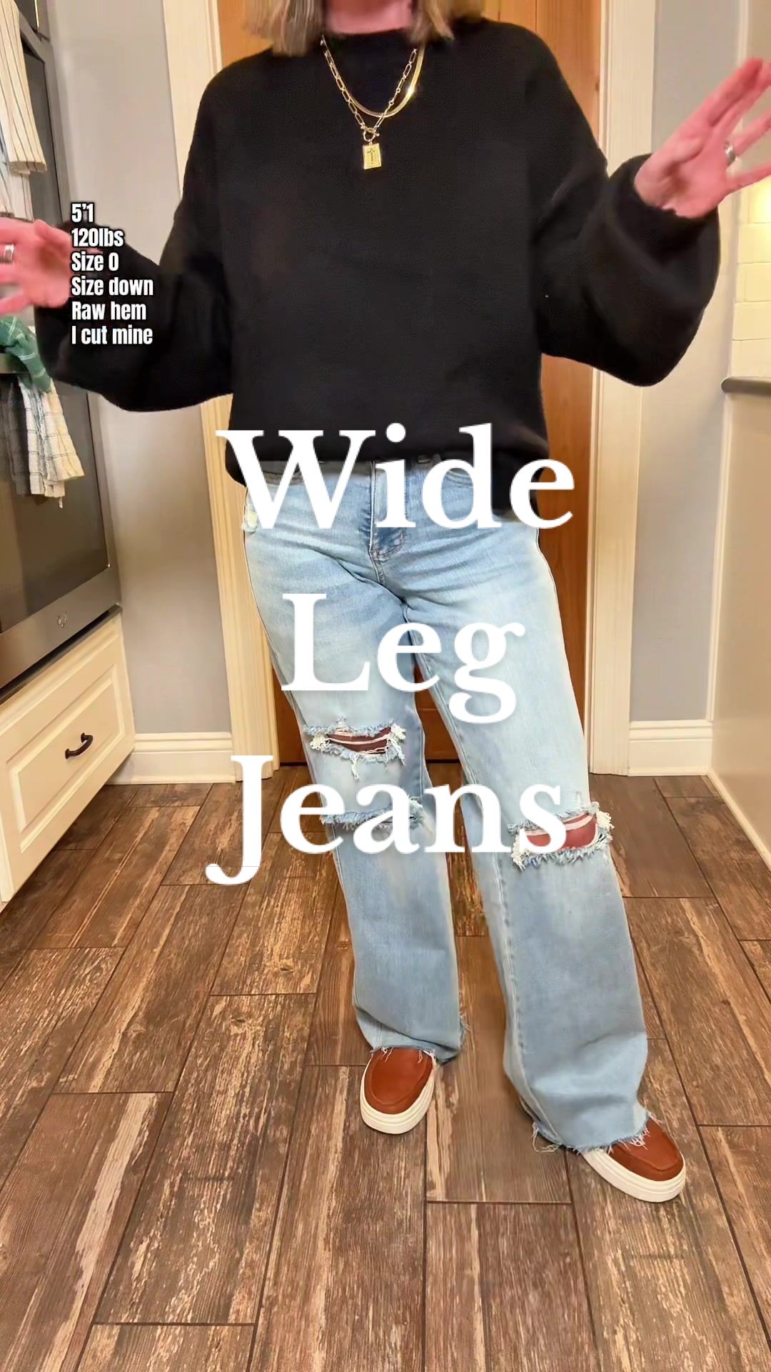 TikTok post by @dnj912 for Walker Rose. Caption reads: Tummy control!  @Walker Rose Boutique #jeans....