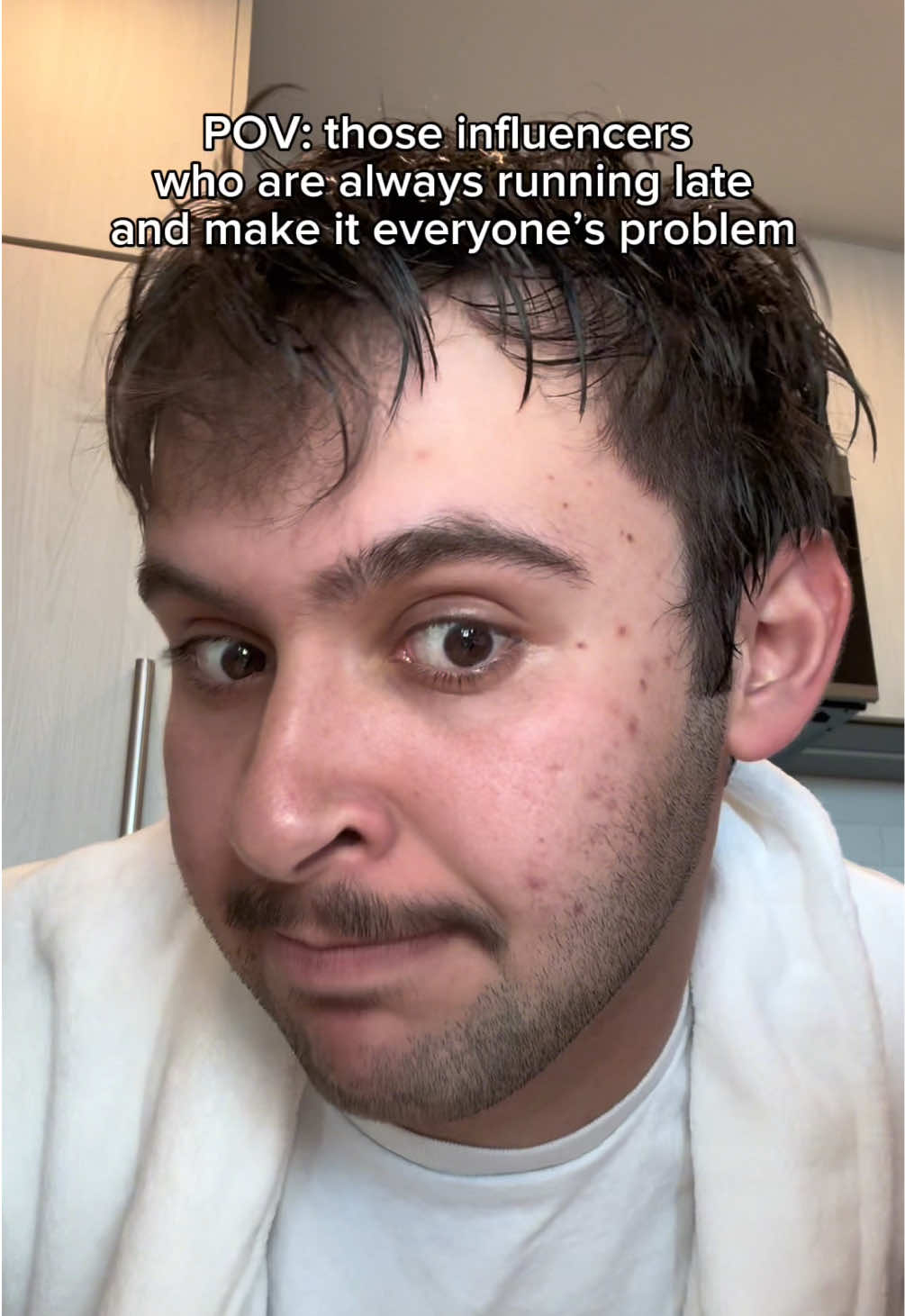 TikTok post by @stinkyasher for Shark Beauty. Caption reads: They always manage to snatch themselves up.....