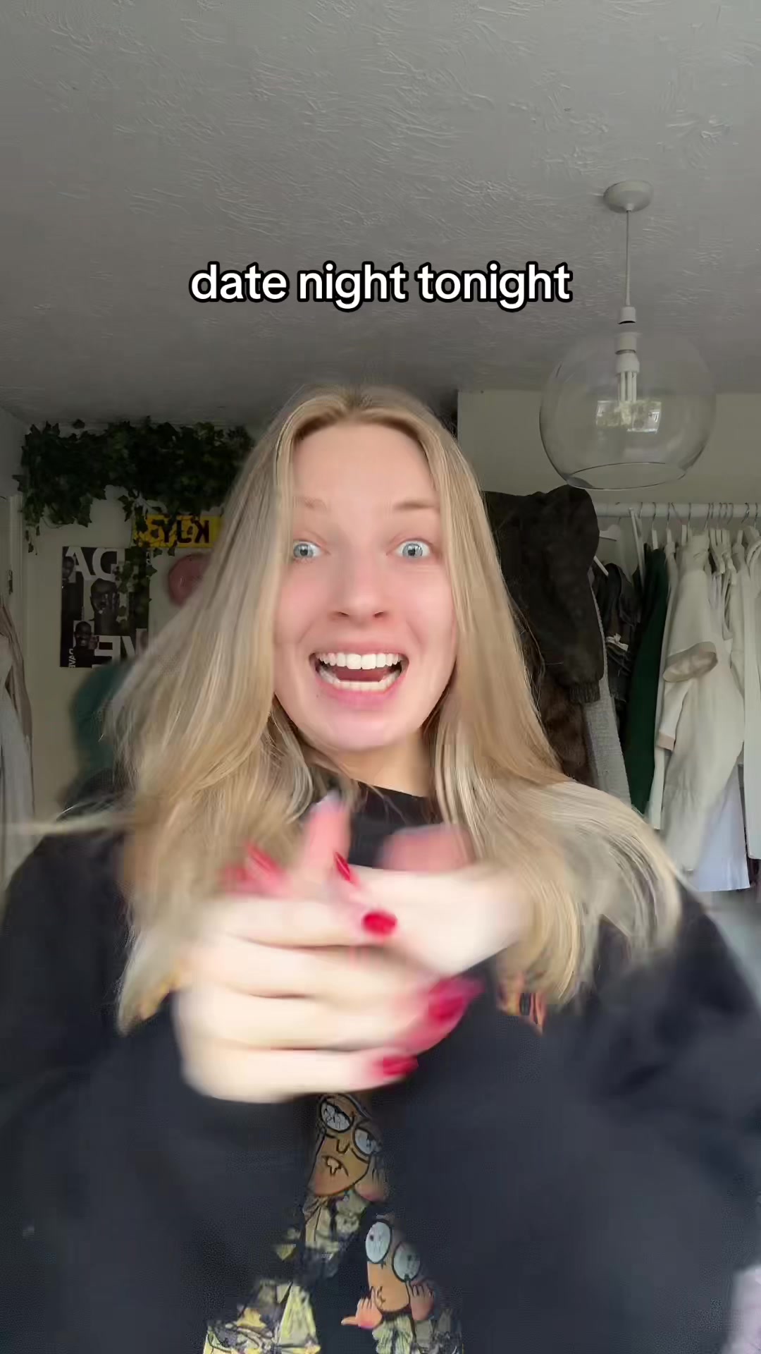 TikTok post by @koriblonde for Primark. Caption reads: WILL HE ASK ME TONIGHT?!.. 😭🎄 IG: @koriblonde....