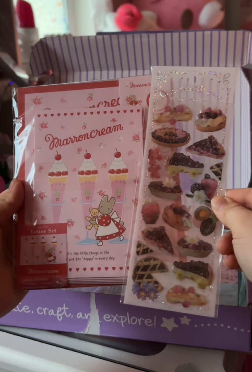 TikTok post by @hellogloomygrly for Sugoi Mart. Caption reads: a Japanese stationary lover’s dream ( ˘ ³˘)♡....