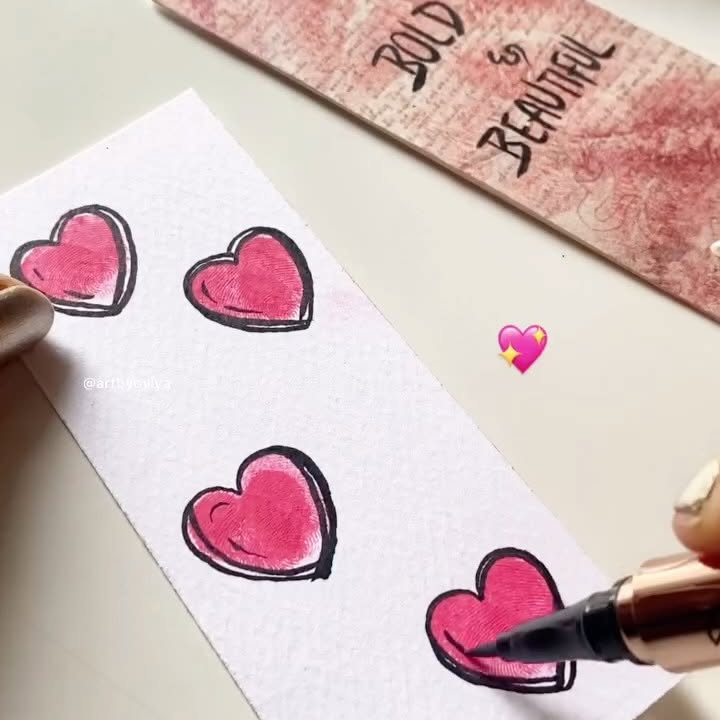 Instagram post by @artbyoviya for MARS Cosmetics. Caption reads: who knew bookmarks could blush?💗
@reachedmars....
