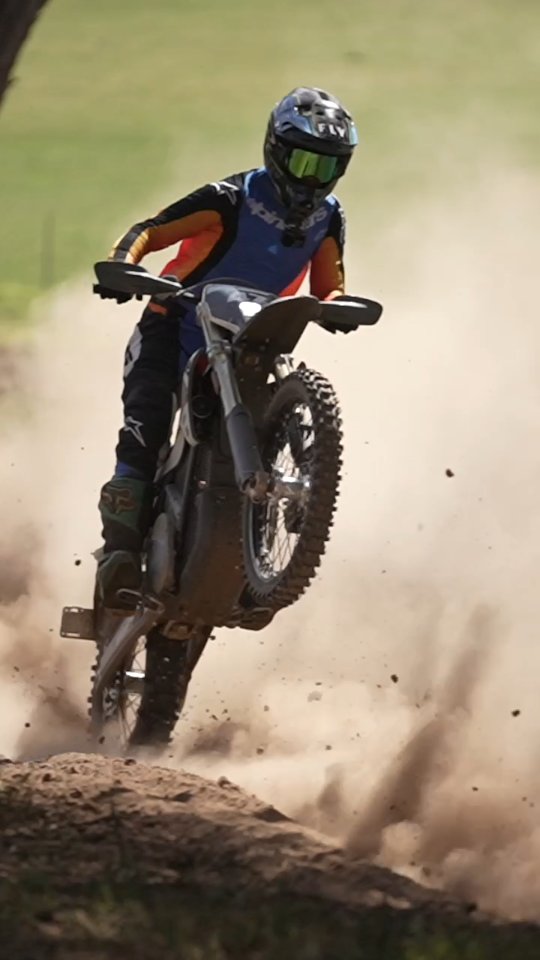 Instagram post by @adam_riemann for Alpinestars. Caption reads: Our recent spin on the @stark__future EX ⚡️....