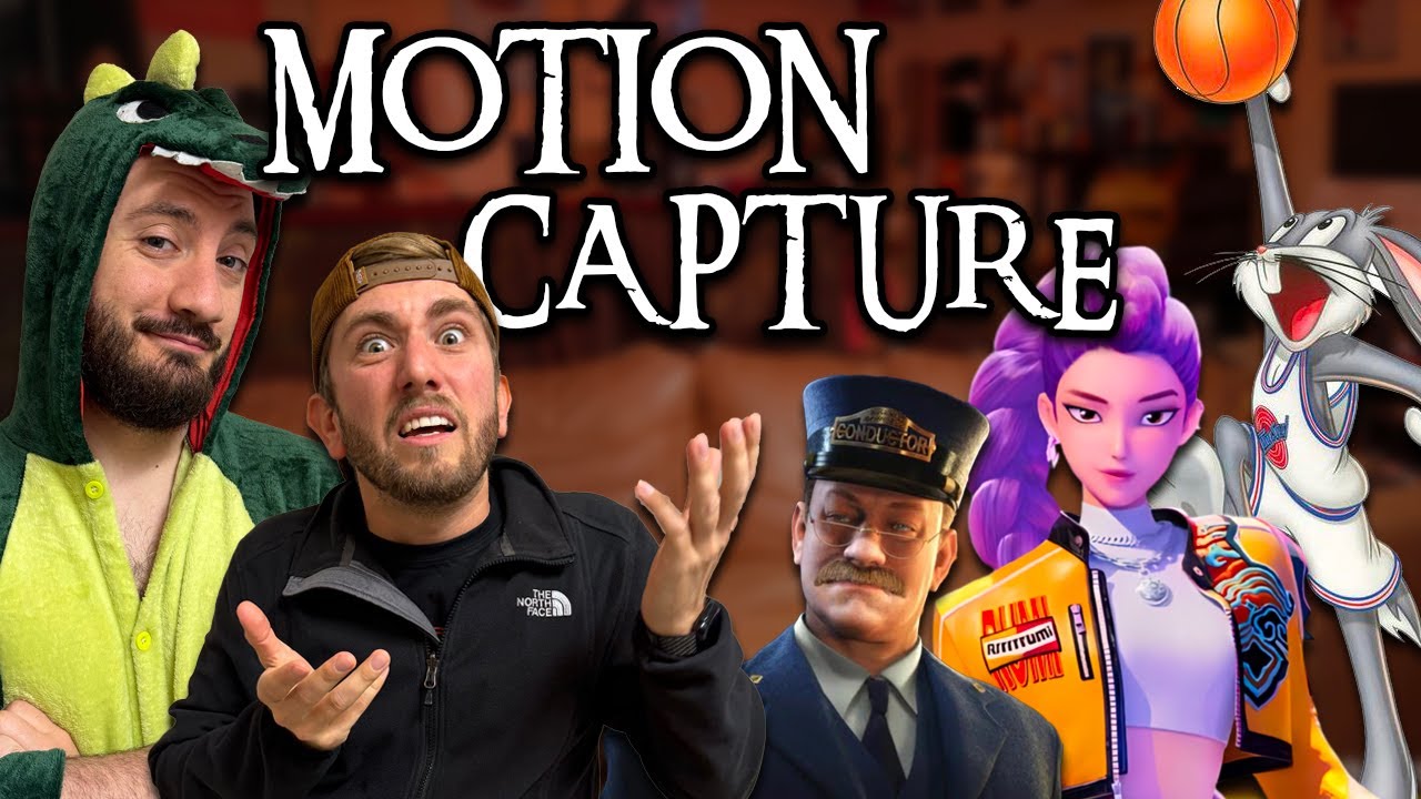 YouTube post by @Slimdogs for Pampling. Caption reads: The History of Motion Capture: From Polar Express....
