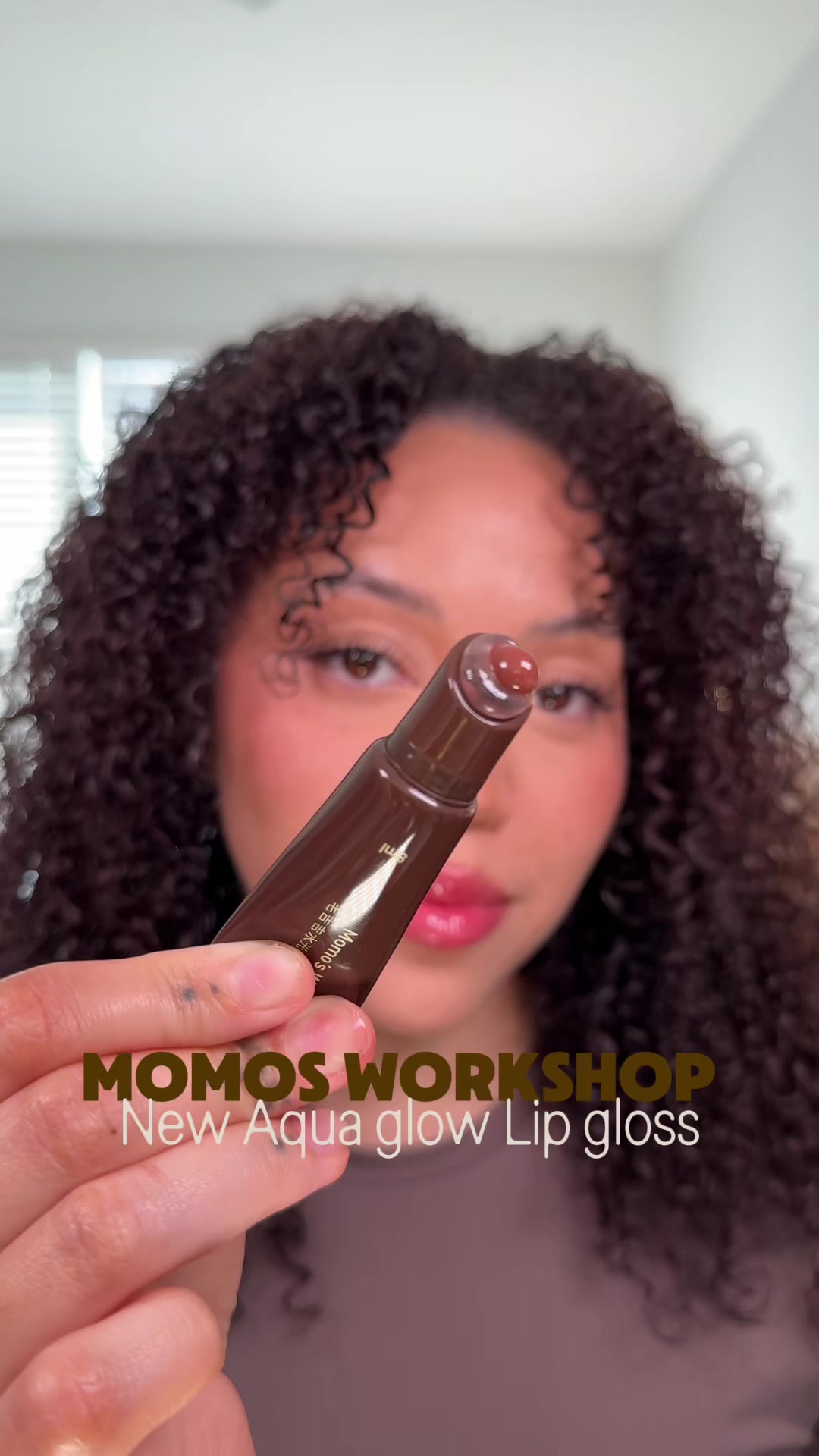 TikTok post by @alohabriee for Momo’s Workshop. Caption reads: Swatching all 6 shades of the new @Momo's Workshop....