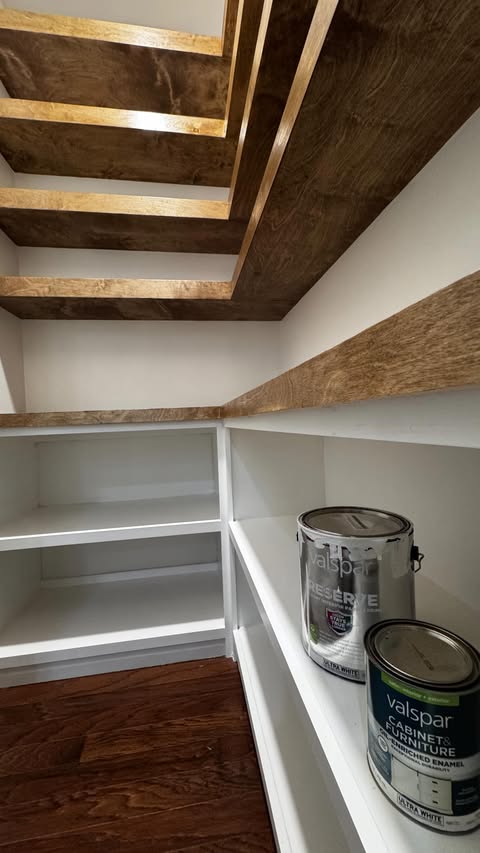 Instagram post by @finishingtouch_ic for Valspar. Caption reads: #ad At the start of each job anticipation builds,....