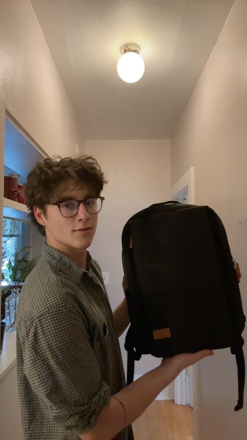 Instagram post by @silasjohnsonn for Nordace. Caption reads: THANK YOU @nordaceofficial!!!! For the amazing....