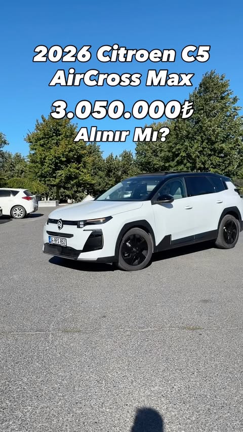 Instagram post by @berateygn for Citroën. Caption reads: 🚗 Yeni Citroen C5 Aircross Max Alınır Mı?....