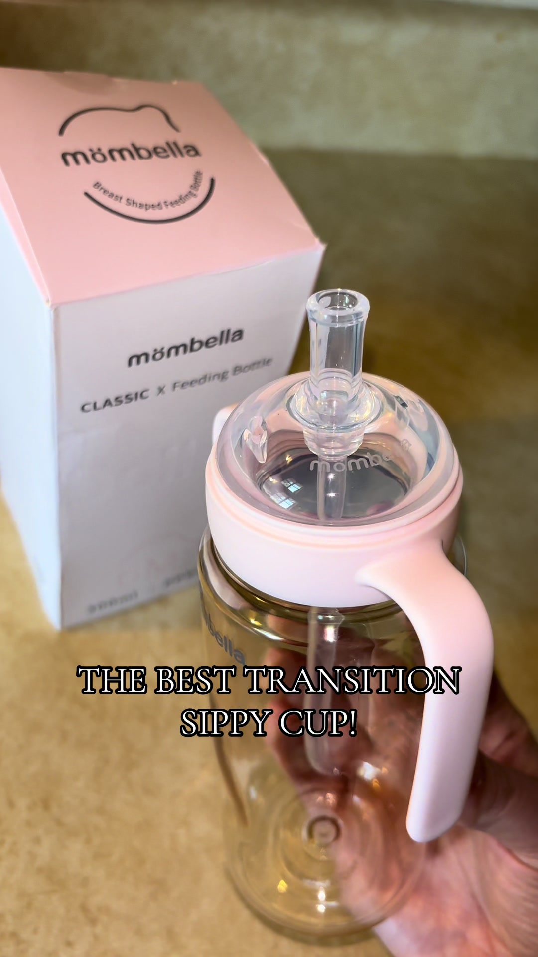 TikTok post by @crystelarose for mombella official. Caption reads: She’s still learning but she’s getting there with....