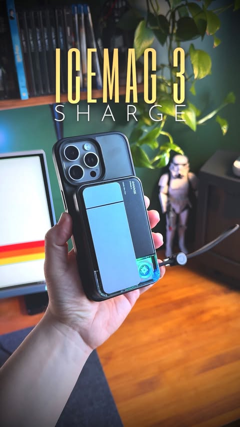 Instagram post by @_retropaint_ for SHARGE. Caption reads: [...] grabando y editando, y ahora gracias a....