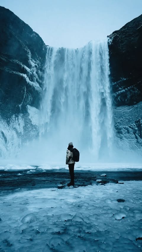 Instagram post by @danielillescas for Issey Miyake Parfums. Caption reads: Chasing winter ❄️🏔️
@isseymiyakeparfums publi....