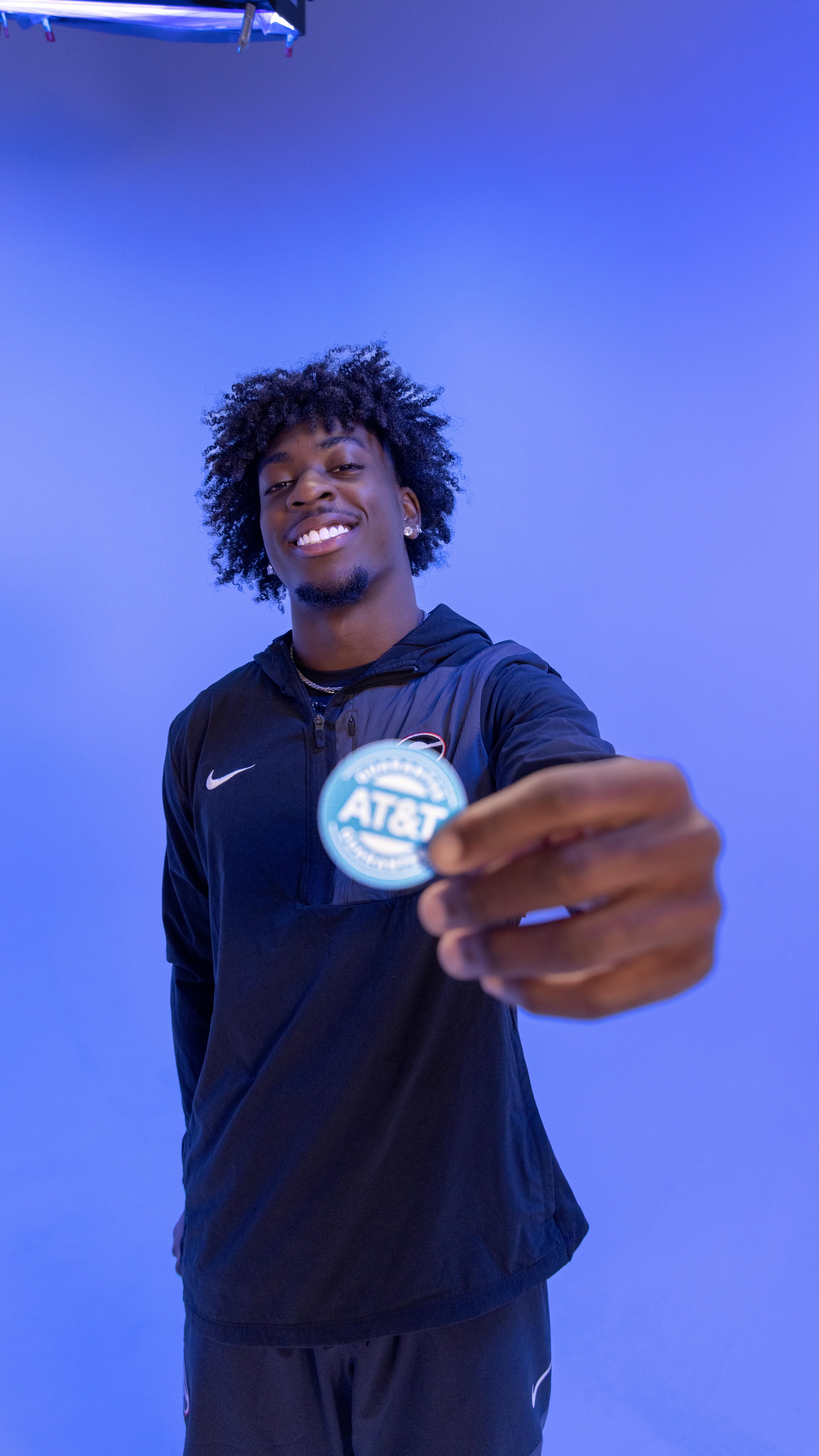 Instagram post by @zachh.branch for AT&T. Caption reads: @Zachh.branch’s first year between The Hedges....