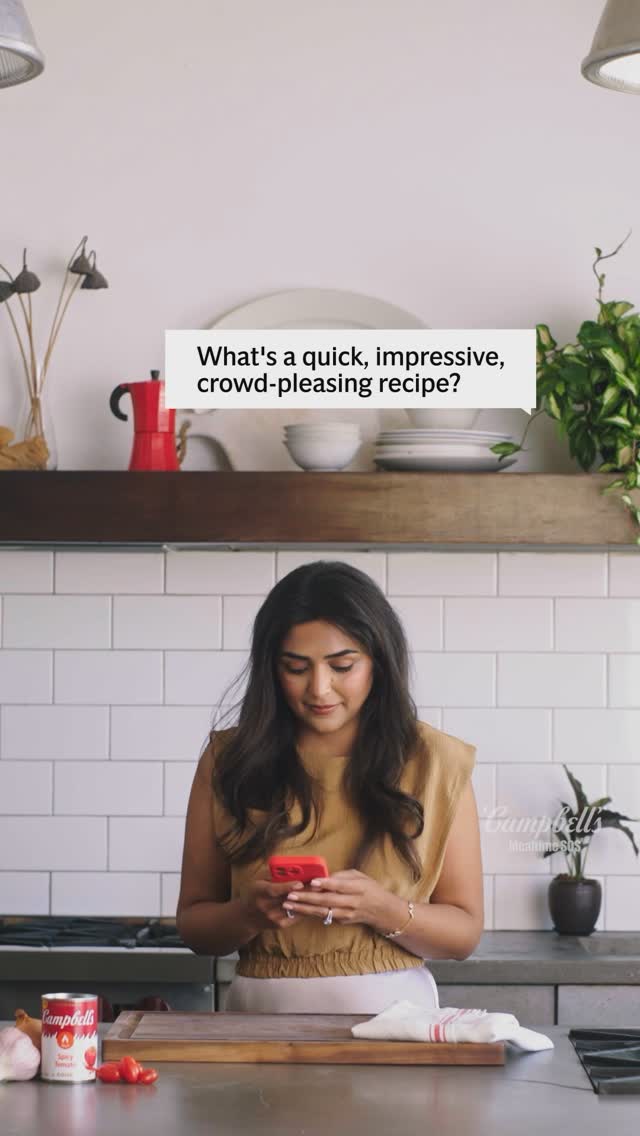 Instagram post by @thechutneylife for Campbell's. Caption reads: #CampbellsPartner 🆘 Believe it or not — sometimes....