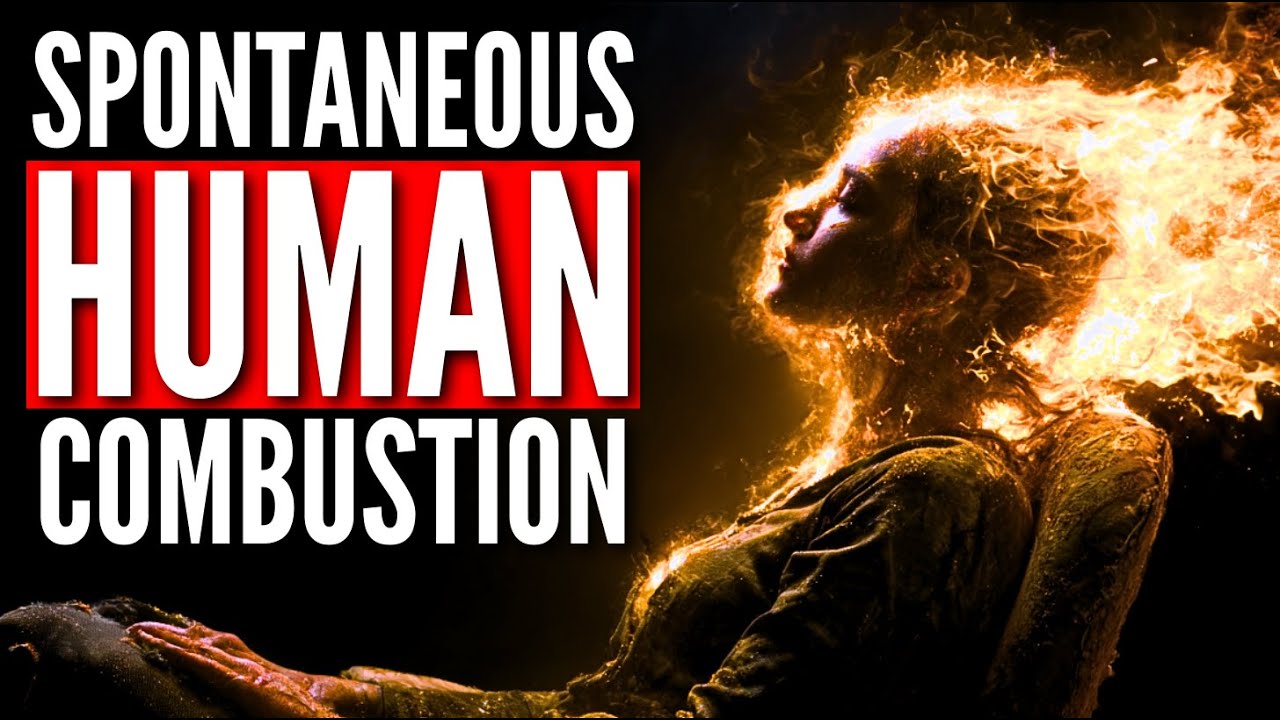 YouTube post by @TheInBetweenTales for Podbean. Caption reads: If You Suddenly Burst Into Flames... THIS May Be....