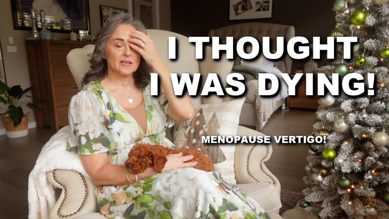 YouTube post by @Deborahafter50 for Salty Crush. Caption reads: I Thought I Was Dying - Menopause Vertigo Sent Me....
