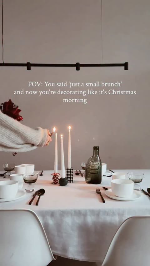 Instagram post by @house_number_132 for Serax. Caption reads: [...] Christmas morning...
And I love it.

Ad....