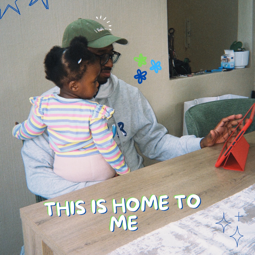 Instagram post by @sibumpanza for Telkom SA. Caption reads: Home means something different to everyone, and....