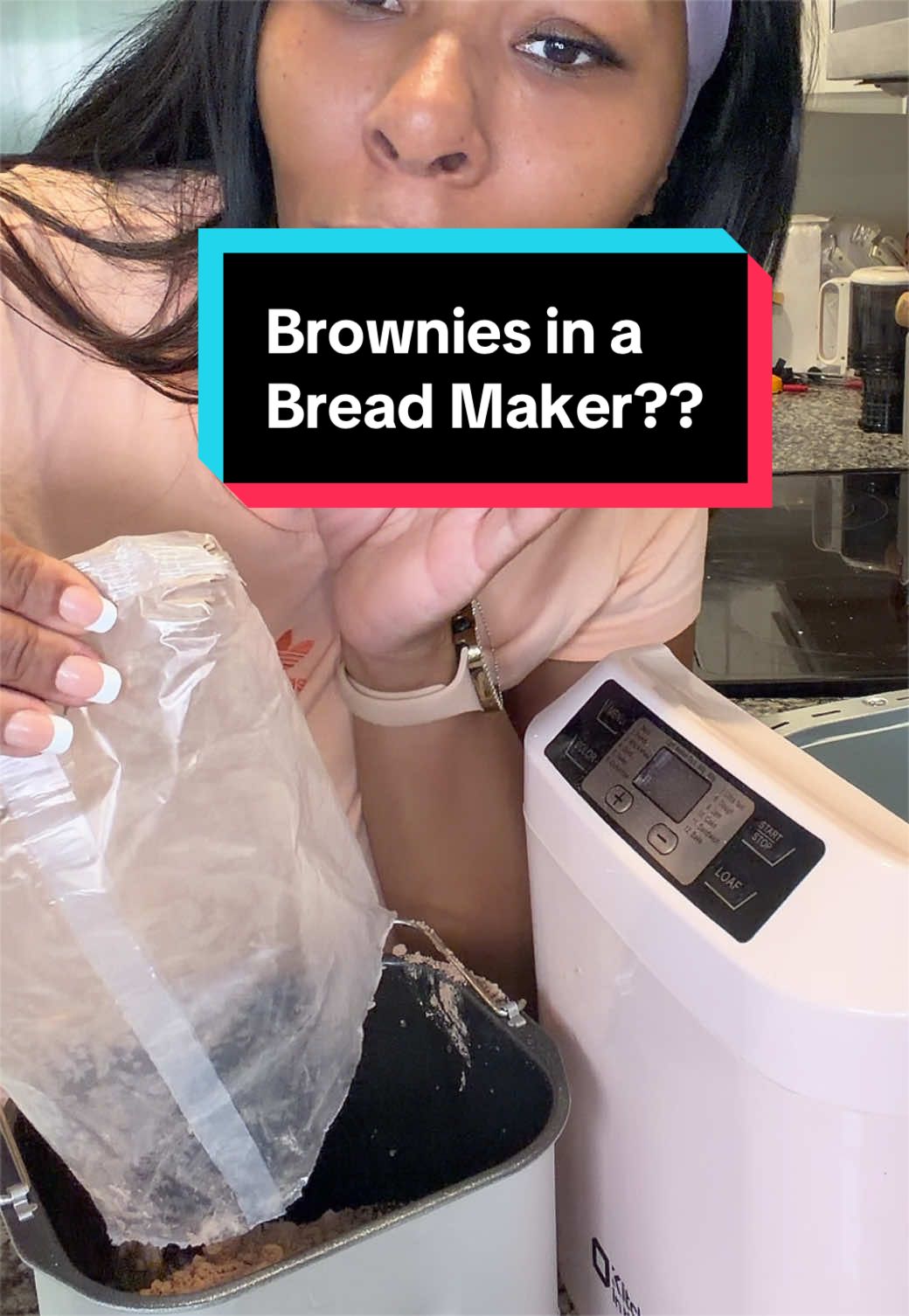 TikTok post by @tamica_simone_ for Kitchen in the Box. Caption reads: [...] dinner rolls, donut dough in my @Kitchen in....