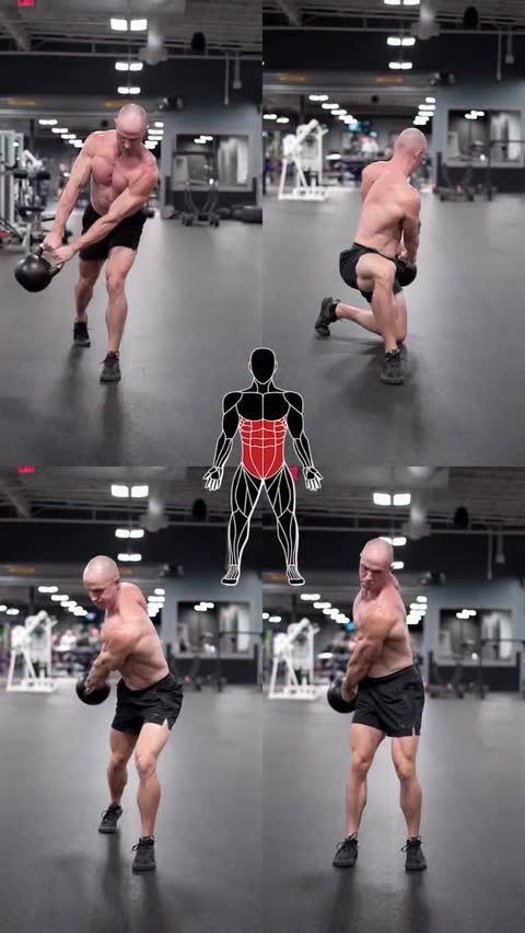 Instagram post by @alex_lueth for Transparent Labs. Caption reads: Kettlebell core rotation!

Rotation is a....