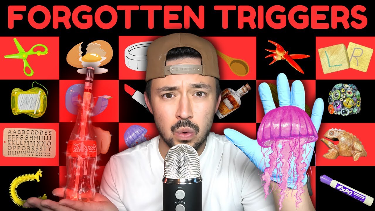 YouTube post by @CoreyASMR for Scentbird. Caption reads: THE FORGOTTEN ASMR TRIGGERS!!!.