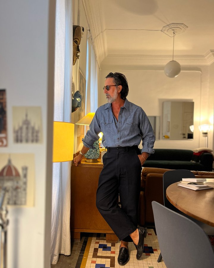 Instagram post by @ilustre_man_ for Proper Cloth. Caption reads: If you’re interested in this fabulous shirt, you....