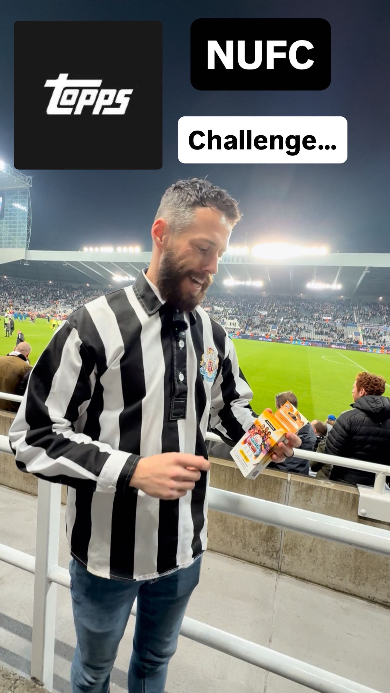 Instagram post by @mrgteacher for Topps. Caption reads: We didn’t find a toon player but we did pack the....