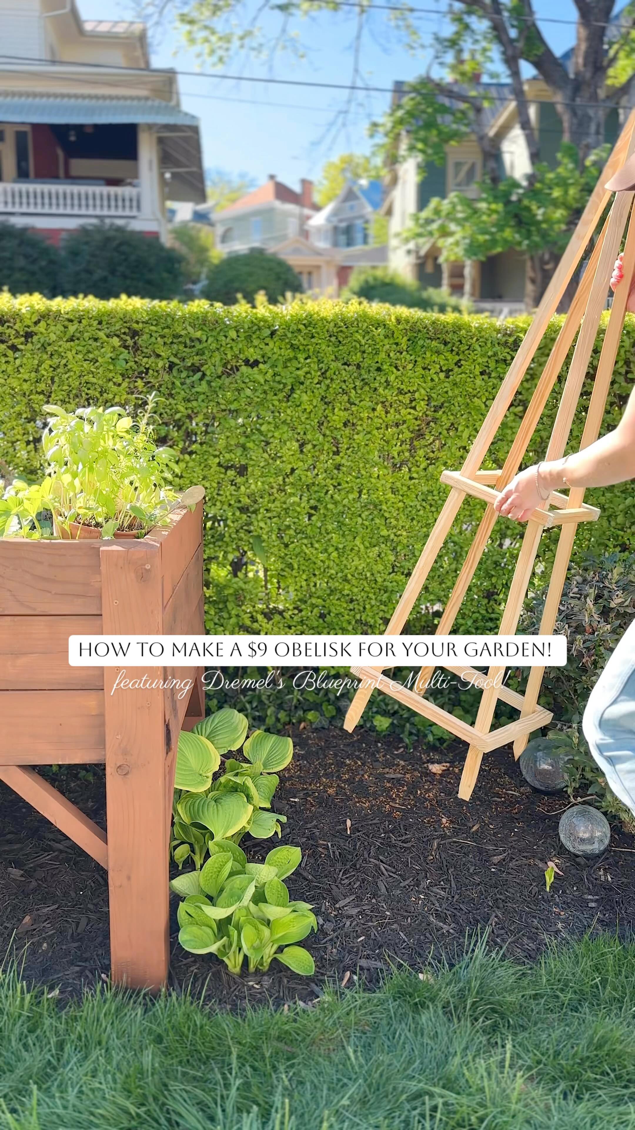 Instagram post by @juliacurated for Dremel. Caption reads: #ad I’ll admit—I’m not a fan of power tools. The....