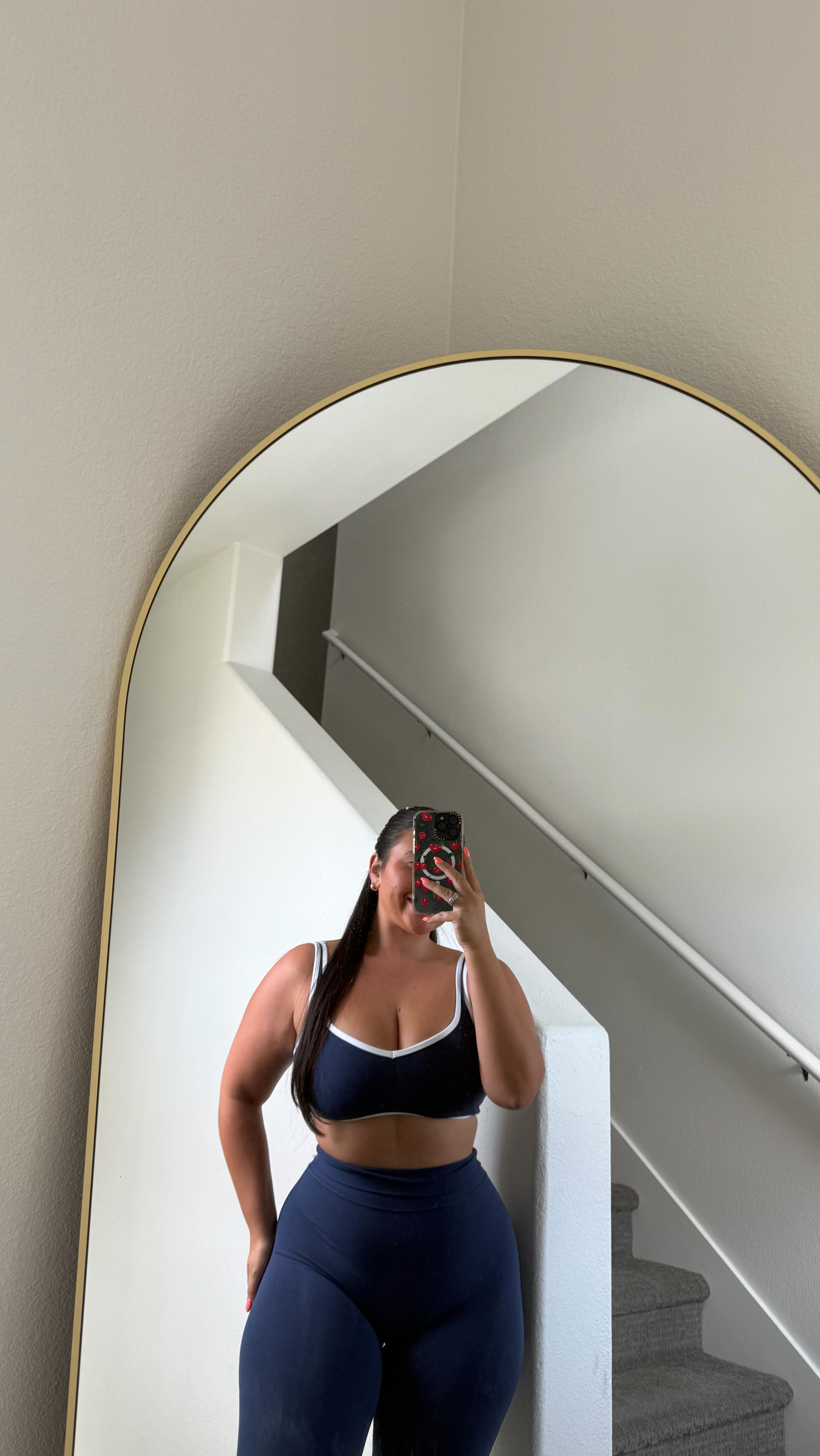 Instagram post by @madiditler for Abercrombie Kids. Caption reads: #AbercrombiePartner A realistic evening routine in....