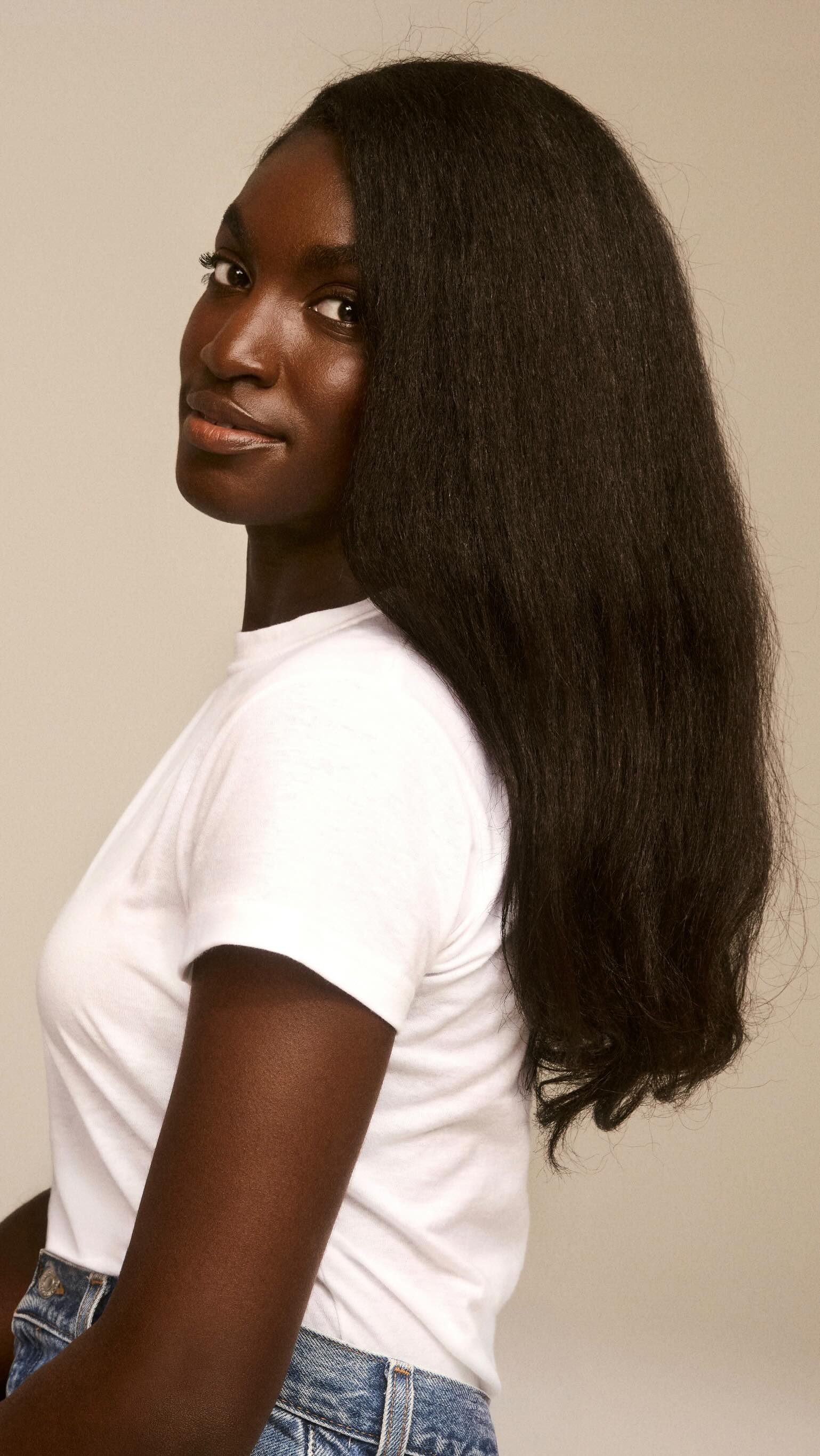 Instagram post by @anima.agyeman for Pattern. Caption reads: @Patternbeauty is literally always a step ahead....