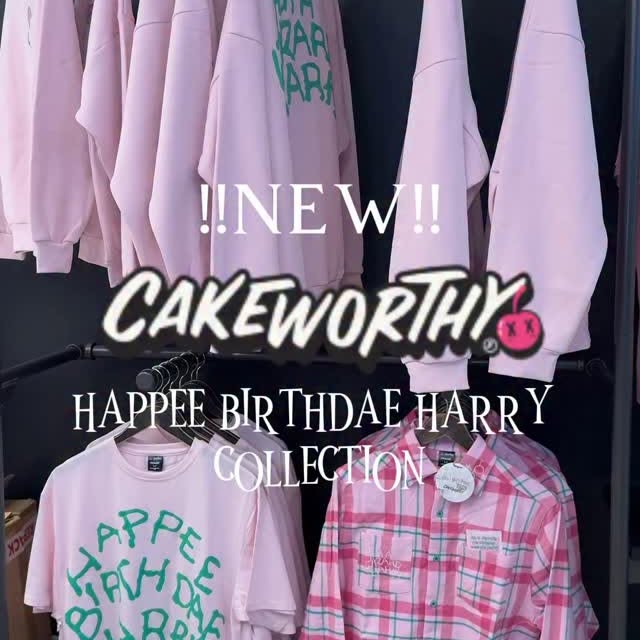 Instagram post by @magicaladventureswithsarahxox for Harry Potter. Caption reads: !!NEW!! Harry Potter Happee Birthdae collection....